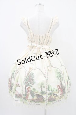 画像2: Innocent World / 赤ずきんハイウエストジャンパースカート M 生成り H-25-10-24-1024-IW-OP-NS-ZH