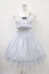 Innocent World / シャロンジャンパースカート Free オフ/ブルー H-25-10-24-1025-IW-OP-NS-ZH