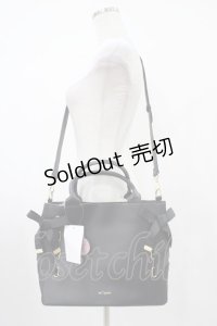 m petit by misako / AMレースアップ2WAY  ブラック H-25-10-24-1003-LO-BG-NS-ZH