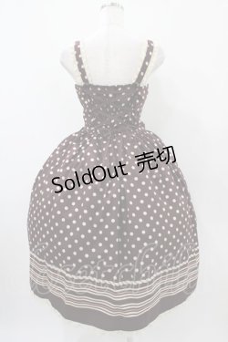 画像2: Innocent World / 水玉ヨークジャンパースカート L ボルドー H-25-10-24-1031-IW-OP-NS-ZH