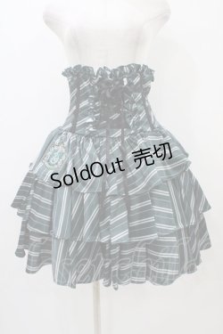 画像1: ATELIER PIERROT / ハリー・ポッター フリルコルセットスカート  スリザリン（グリーン） H-25-10-24-2001-EL-SK-KB-ZH