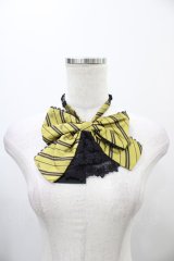 ATELIER PIERROT / ハリー・ポッター レースフリルリボンタイ  ハッフルパフ（イエロー） H-25-10-24-2005-EL-ZA-KB-ZH