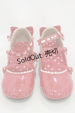 画像1: Angelic Pretty / 発表会シューズ L レッド H-25-10-25-003-AP-SH-NS-ZH