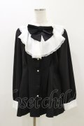 LOLITAその他 / Le Temps Calme/ラッフルフリルブラウス LL ブラック H-25-10-25-038-LO-BL-NS-ZH