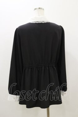 画像2: LOLITAその他 / Le Temps Calme/ラッフルフリルブラウス LL ブラック H-25-10-25-038-LO-BL-NS-ZH