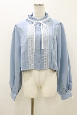 画像1: LOLITAその他 / apres jour/リボンブラウス LL サックス H-25-10-25-041-LO-BL-NS-ZH