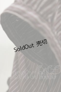 画像3: Amavel / ホルン付ストライプリボンタイブラウス Free ブラウン H-25-10-25-044-CA-BL-NS-ZH