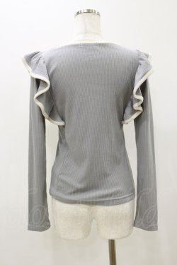 画像2: サンリオ / Avail×サンリオキャラクターズコラボ/タキシードサム肩フリルトップス M ブラック H-25-10-25-048-EL-TO-NS-ZH