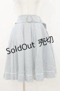 Kurumi Collaboration / フレアマリンアカデミアスカート 3L サックス H-25-10-25-054-LO-SK-NS-ZH