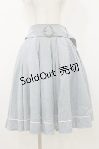 Kurumi Collaboration / フレアマリンアカデミアスカート 3L サックス H-25-10-25-054-LO-SK-NS-ZH