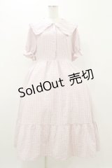 m petit by misako / AM*ギンガムCHKワンピース LL ピンク H-25-10-25-060-LO-OP-NS-ZH