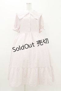 m petit by misako / AM*ギンガムCHKワンピース LL ピンク H-25-10-25-060-LO-OP-NS-ZH