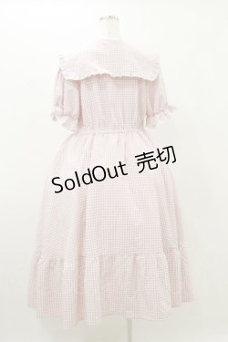 画像2: m petit by misako / AM*ギンガムCHKワンピース LL ピンク H-25-10-25-060-LO-OP-NS-ZH