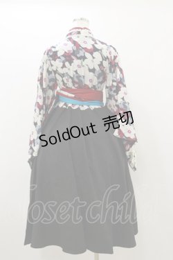 画像2: Favorite / 大正ロマン袴風ワンピース S ブラック H-25-10-25-063-LO-OP-NS-ZH