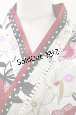 画像3: Favorite / 大正ロマン袴風ワンピース S レッド H-25-10-25-064-LO-OP-NS-ZH