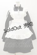Favorite / 休憩中*やさぐれメイドのジャージワンピースセット M ブラック H-25-10-25-068-LO-OP-NS-ZH