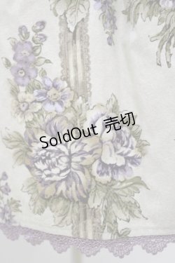 画像4: Innocent World / ストライプロココローズジャンパースカート L/94cm丈 ベージュ H-25-10-25-071-IW-OP-NS-ZH