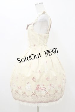 画像3: Innocent World / パリのパティスリーハイウエストジャンパースカート 表記なし 生成り H-25-10-25-073-IW-OP-NS-ZH