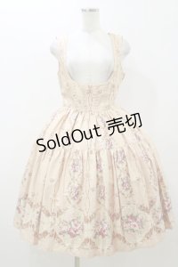 Innocent World / ピュアローズティアードジャンパースカート M ピンクベージュ H-25-10-25-075-IW-OP-NS-ZH