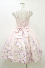 画像2: Innocent World / Japanese Butterflyティアードジャンパースカート M/100cm ピンク H-25-10-25-077-IW-OP-NS-ZH (2)