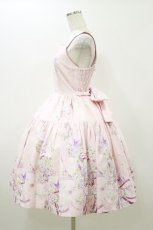 画像3: Innocent World / Japanese Butterflyティアードジャンパースカート M/100cm ピンク H-25-10-25-077-IW-OP-NS-ZH (3)