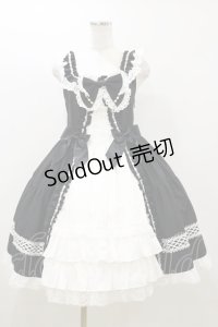 BABY,THE STARS SHINE BRIGHT / Pure Pearl bouquetジャンパースカート Free ブラック H-25-10-25-080-BA-OP-NS-ZH