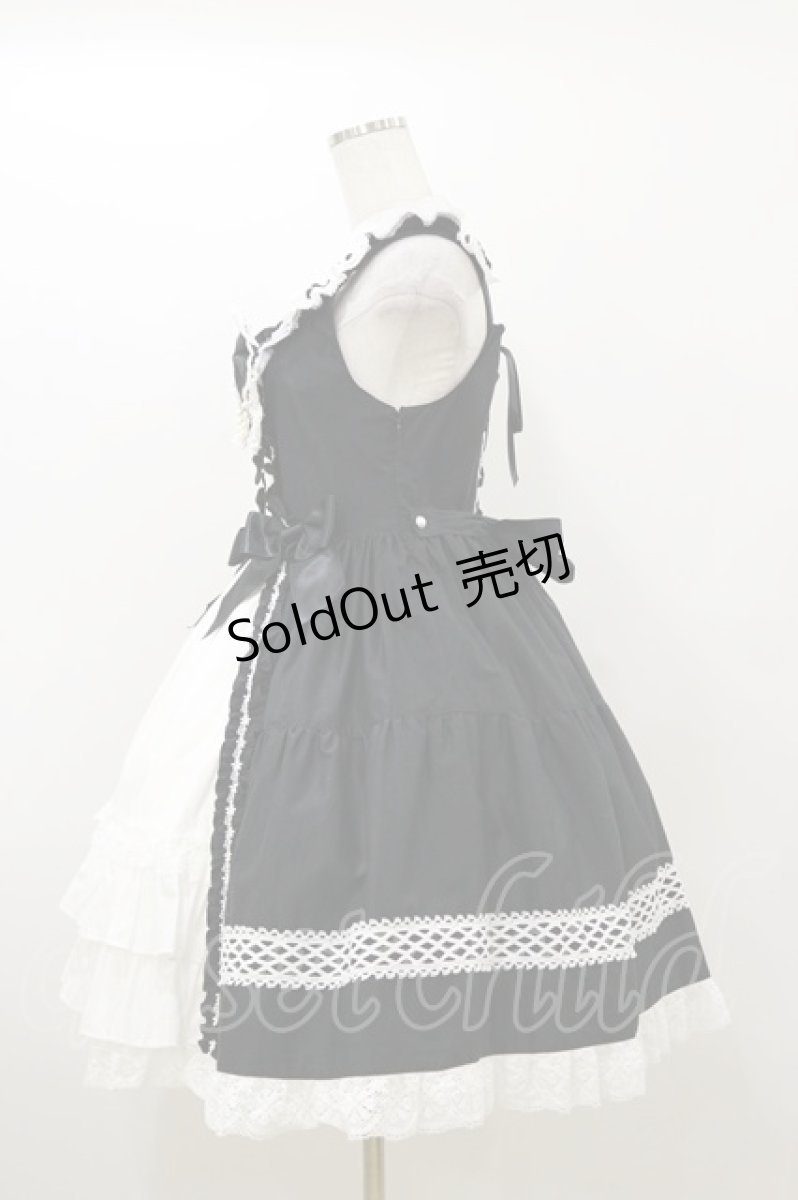 画像3: BABY,THE STARS SHINE BRIGHT / Pure Pearl bouquetジャンパースカート Free ブラック H-25-10-25-080-BA-OP-NS-ZH (3)