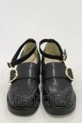 axes femme POETIQUE / バックル付ローファー M(23.5cm) ブラック H-25-10-25-009-AX-SH-NS-ZH