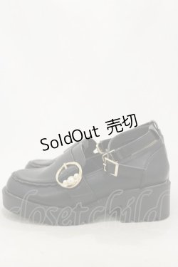 画像2: axes femme POETIQUE / バックル付ローファー M(23.5cm) ブラック H-25-10-25-009-AX-SH-NS-ZH