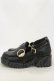 画像2: axes femme POETIQUE / バックル付ローファー M(23.5cm) ブラック H-25-10-25-009-AX-SH-NS-ZH (2)