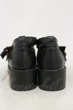 画像3: axes femme POETIQUE / バックル付ローファー M(23.5cm) ブラック H-25-10-25-009-AX-SH-NS-ZH
