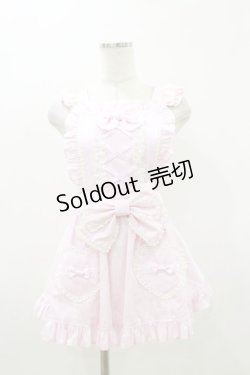 画像1: Angelic Pretty / レースアップSweetsエプロン Free ピンク H-25-10-25-012-AP-OP-NS-ZH