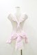 画像2: Angelic Pretty / レースアップSweetsエプロン Free ピンク H-25-10-25-012-AP-OP-NS-ZH (2)