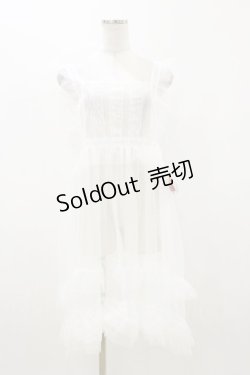 画像1: virally / 星名桜子 hsチュールエプロンジャンスカ 3L オフ H-25-10-25-013-LO-OP-NS-ZH