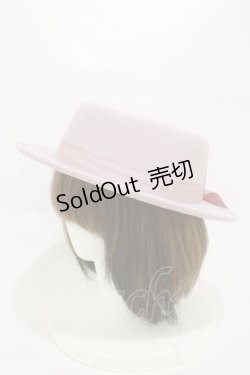 画像1: m petit by misako / TT*AMリボンカンカン帽  ピンク H-25-10-25-016-LO-AC-NS-ZH