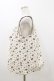 画像1: Maison de FLEUR / ラフォーレ原宿限定meijiチョコレートエコバッグ  Light Beige H-25-10-25-019-LO-BG-NS-ZH (1)