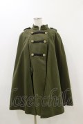 axes femme / ナポレオンマント風コート M カーキ H-25-10-25-026-AX-CO-NS-ZH
