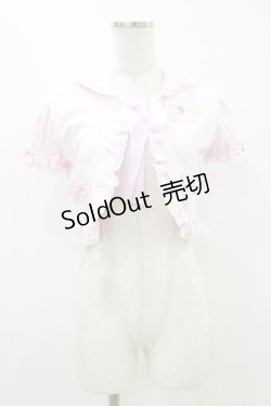 画像1: Angelic Pretty / TOY FANTASY カットボレロ Free ピンク H-25-10-25-027-AP-TO-NS-ZH