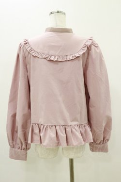 画像2: FLC / MINA*ペプラムブラウス LL ピンク H-25-10-25-035-LO-BL-NS-ZH