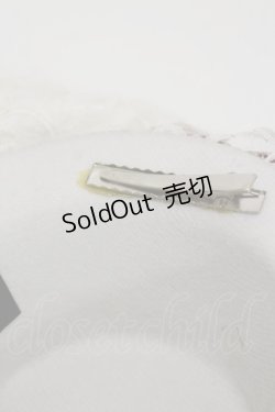 画像4: GOTHIC HOLIC / 耳しっぽミニハット  白 H-25-10-26-003-PU-AC-KB-ZH