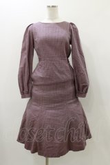 MILK / winterマーメイドワンピース  ピンクチドリ H-25-10-26-036-ML-OP-KB-ZH