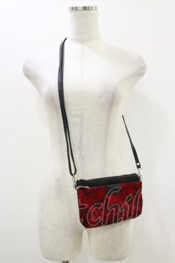 画像1: Qutie Frash / ショルダーミニBAG  黒×赤 H-25-10-26-005-QU-BG-KB-ZH