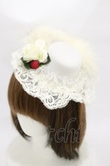 GOTHIC HOLIC / しっぽミニハット  白 H-25-10-26-002-PU-AC-KB-ZH