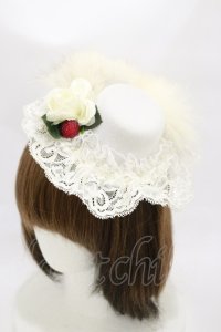 GOTHIC HOLIC / しっぽミニハット  白 H-25-10-26-002-PU-AC-KB-ZH