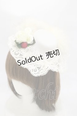 画像1: GOTHIC HOLIC / しっぽミニハット  白 H-25-10-26-002-PU-AC-KB-ZH