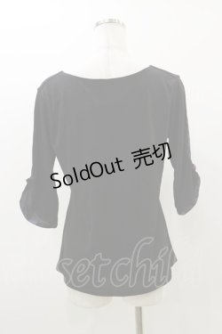画像2: Qutie Frash / クロスインナートップス  黒×紫 H-25-10-26-015-QU-TO-KB-ZH