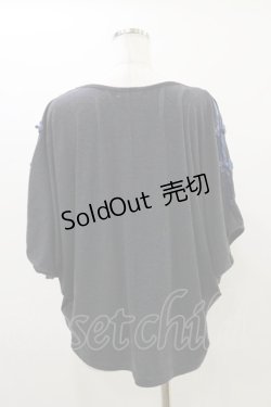 画像2: Qutie Frash / チャイナボタンドルマンTシャツ  グレー H-25-10-26-016-QU-TO-KB-ZH