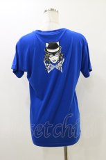 画像2: 【SALE】LISTEN FLAVOR / プリントカットソー  青 H-25-10-26-018-PU-TO-KB-ZT220 (2)