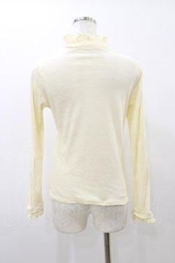 画像2: MILK / フリルハイネックtops  アイボリー H-25-10-26-023-ML-TO-KB-ZH