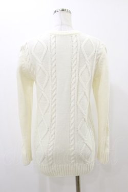 画像2: MILK / フルーレットカーディガン  オフホワイト×レッド H-25-10-26-024-ML-TO-KB-ZH